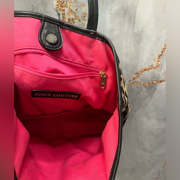 Juicy Couture Pammy Leopard Velour Bag - Picture 8 of 13